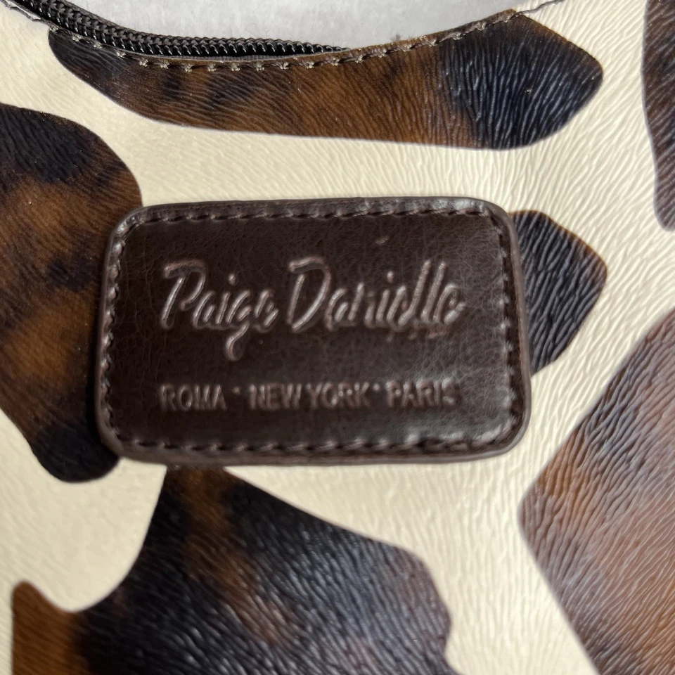 Cartera Bandolera Paige Danielle Roma New York Paris Imitación Cuero Jirafa Foto 3 de 4