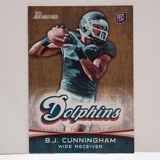 2012 Bowman Base Set B.J. Cunningham Rookie RC #193