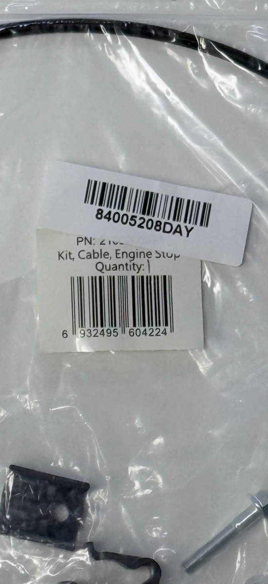 2100200933 Engine Stop Cable also 84005208 Hyper Tough MNA152701
