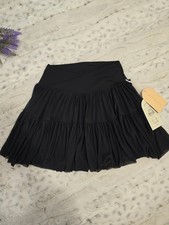 New Blogilates Ballerina Skort - Black Size XS Stretchy With Side Pockets