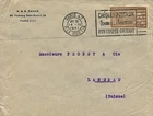 Merson - from Paris to Langnau (Switzerland) - flame postal checks - l4/09/1921