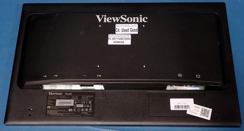 VIEWSONIC TD2220 HD LCD Touchscreen Monitor Monitor 22" Yes! | VS14833 | Tested! - 第 4/7 張圖片