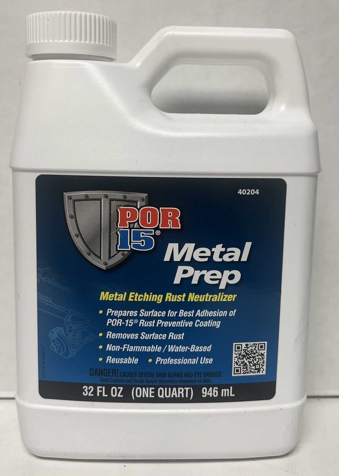 POR15 40104 + 40204 (CLEANER DEGREASER & METAL PREP 2 QUARTS TOTAL