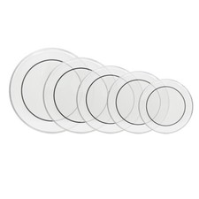 Drum Heads 22", 16", 14", 13", 12" Transparent New -