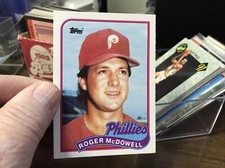 1989 TOPPS TRADED  #79T ROGER MCDOWELL PHILADELPHIA PHILLIES