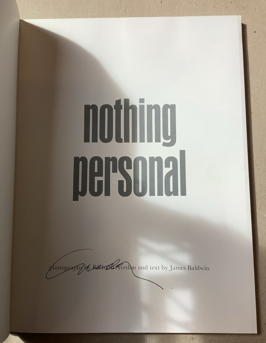 Nothing Personal - Richard Avedon & James Baldwin SIGNED! First Ed
