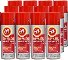 12 Pack Fluid Film AS11 Rust And Corrosion Inhibitor 11.75oz Aerosol Can Clear