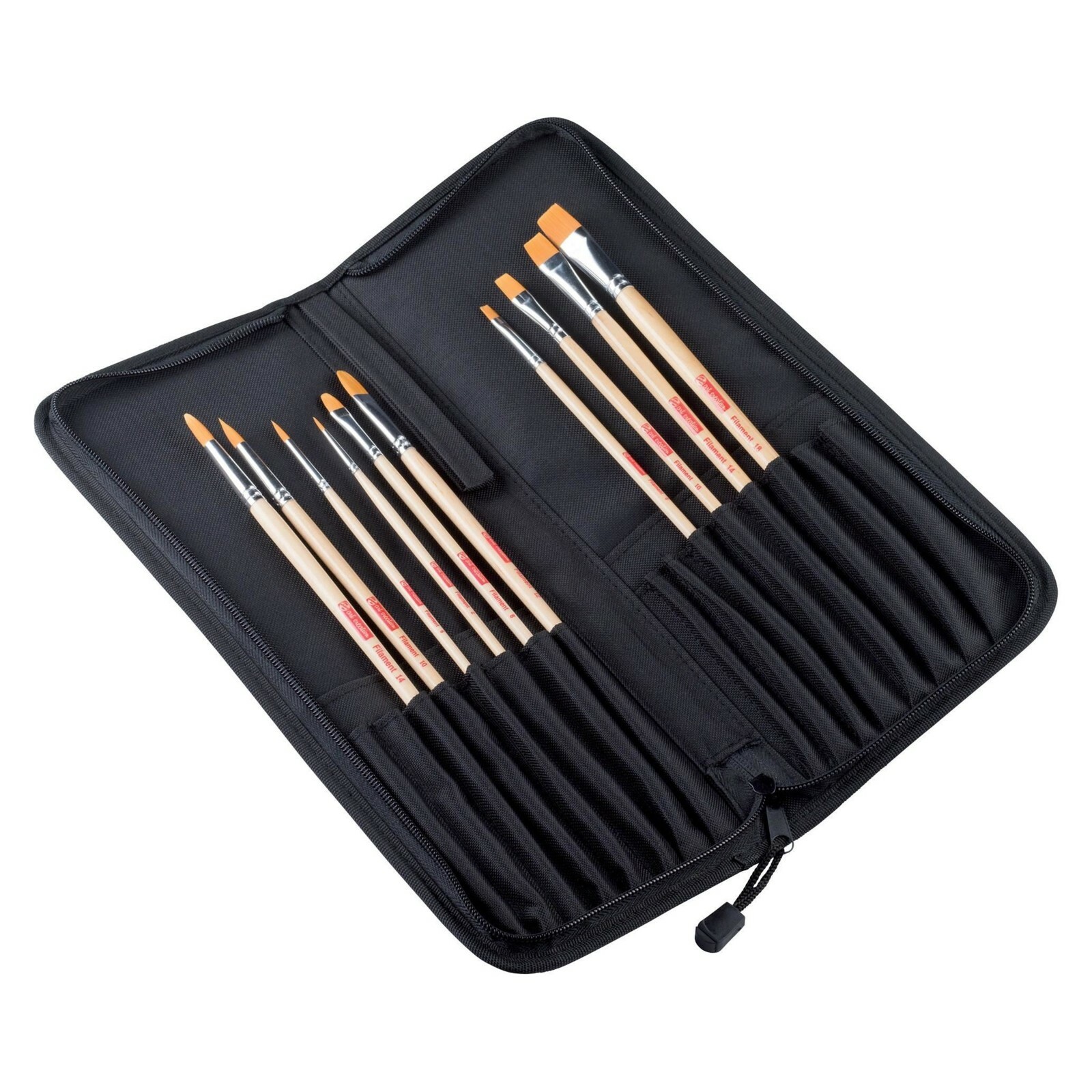 Talens Art Creation Brush Set of 10 pieces in a Canvas Organizer