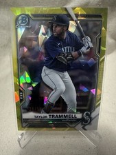 2021 Bowman - Chrome Gold Shimmer Taylor Trammell  /50