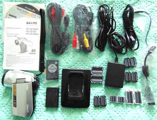 Sanyo VPC-HD1000 Full-HD-Camcorder (SD-Card, 10-Fach Opt. Zoom, 6,9 cm,voll) - Bild 10 von 10