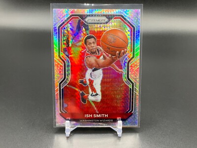 2020-21 Panini Prizm Ish Smith #37 Silver Hyper Prizm TTC1508
