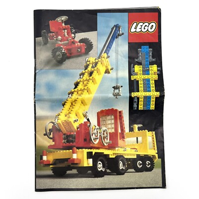 Rare 1979 Vintage Lego Master Builder Instruction Book - Early Technic Book