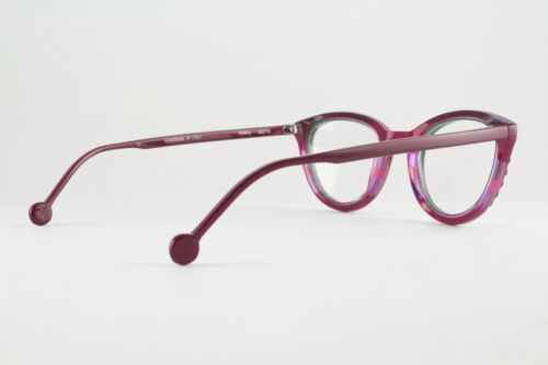 Raro Auténtico LA Eyeworks FERRIS 382774 50mm Violeta Verde Gafas Monturas Italia - Imagen 3 de 6