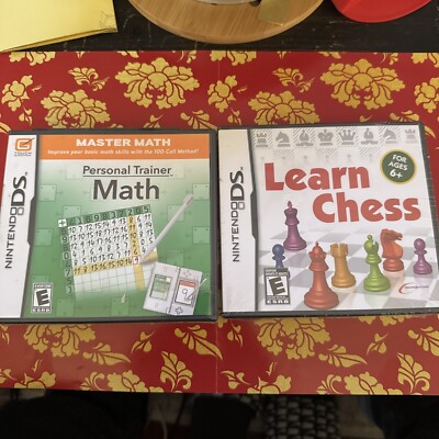 Personal Trainer Math & Learn Chess NDS Nintendo DS Brand New Sealed