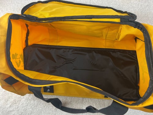 New Johnny Walker Keep Walking Duffle Bag Weekender Gym Bag Yellow & Black - Picture 8 of 8