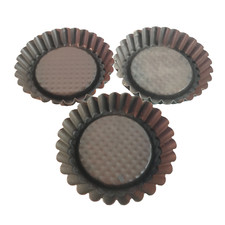 Quiche Backform 10 cm Törtchen Förmchen 3 er Set Metall Blech