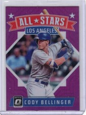 2018 Optic Purple Prizm All-Stars #172 Cody Bellinger Los Angeles Dodgers