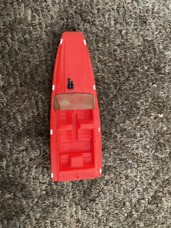Vintage Plastic Toy Boat
