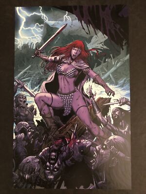 Red Sonja Vultures Circle #2 COVER Dynamite Comics Poster 8x12 Walter Geovani