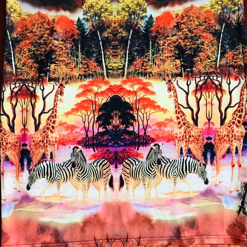 JUST LOVE einzigartiges SAFARI-Kleid mit Fotodruck in Übergröße Größe 3X - Bild 8 von 12