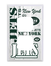 New York Jets Subway Art Standard Wall Outlet Cover NFL football mens