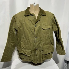 Vintage Black Sheep Brand Hunting Jacket Mens Large Green Outdoors Utility