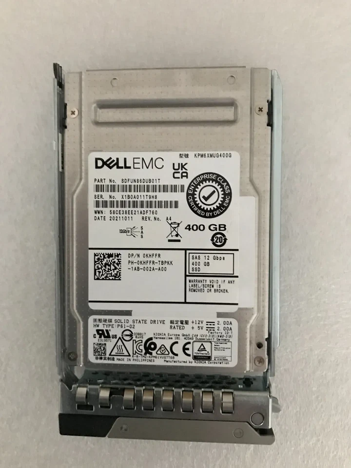 Dell 400GB 2.5" SAS 12G PowerEdge 14G R440 R540 R640 R740 R840 R940 Server SSD - Image 4 of 4