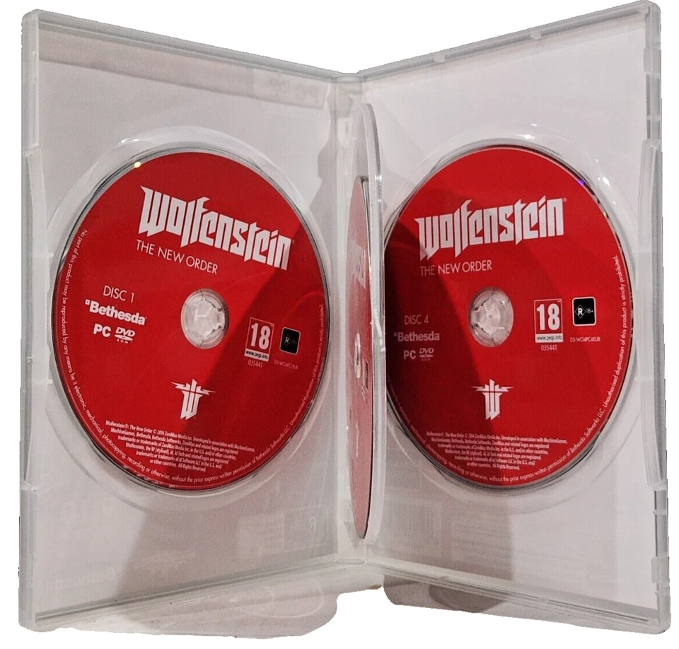 WOLFENSTEIN: THE NEW ORDER - 4 PC DVDs - Image 3 of 3