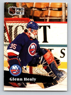 Glenn Healy 1991-92 Pro Set French #153 New York Islanders