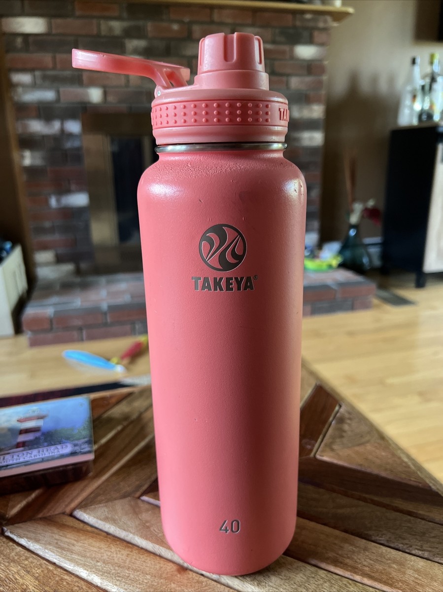 Takeya 40oz Actives Insulated Stainless Steel Water Bottle with