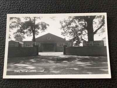 Blaby social centre, Leicester, published by A W Bourne, vintage postcard D98