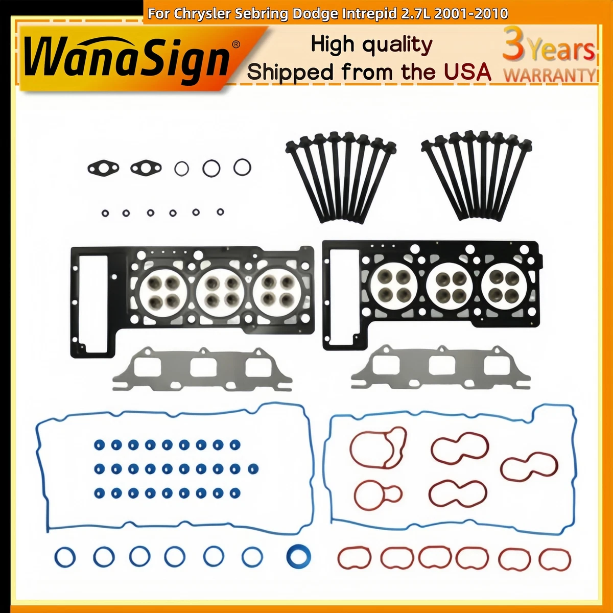 2011-2020 FITS DODGE 1500 CHRYSLER 200 300 JEEP 3.6 DOHC HEAD GASKET