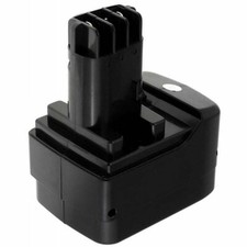 Akku für metabo Akkuschrauber BS 9,6 Impuls 9,6V 2000mAh/19,2Wh NiMH Schwarz