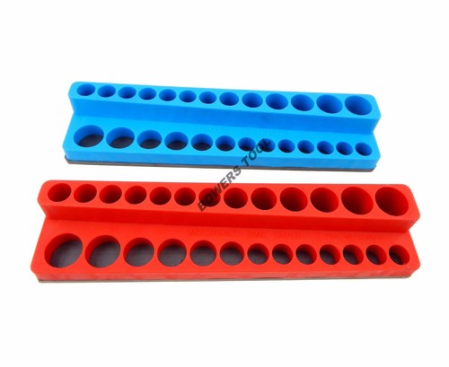 Bandeja de soporte de enchufe magnético de 1/4 unidad para ahorro de tiempo mecánico métrico SAE profundo EE. UU. - Imagen 3 de 3