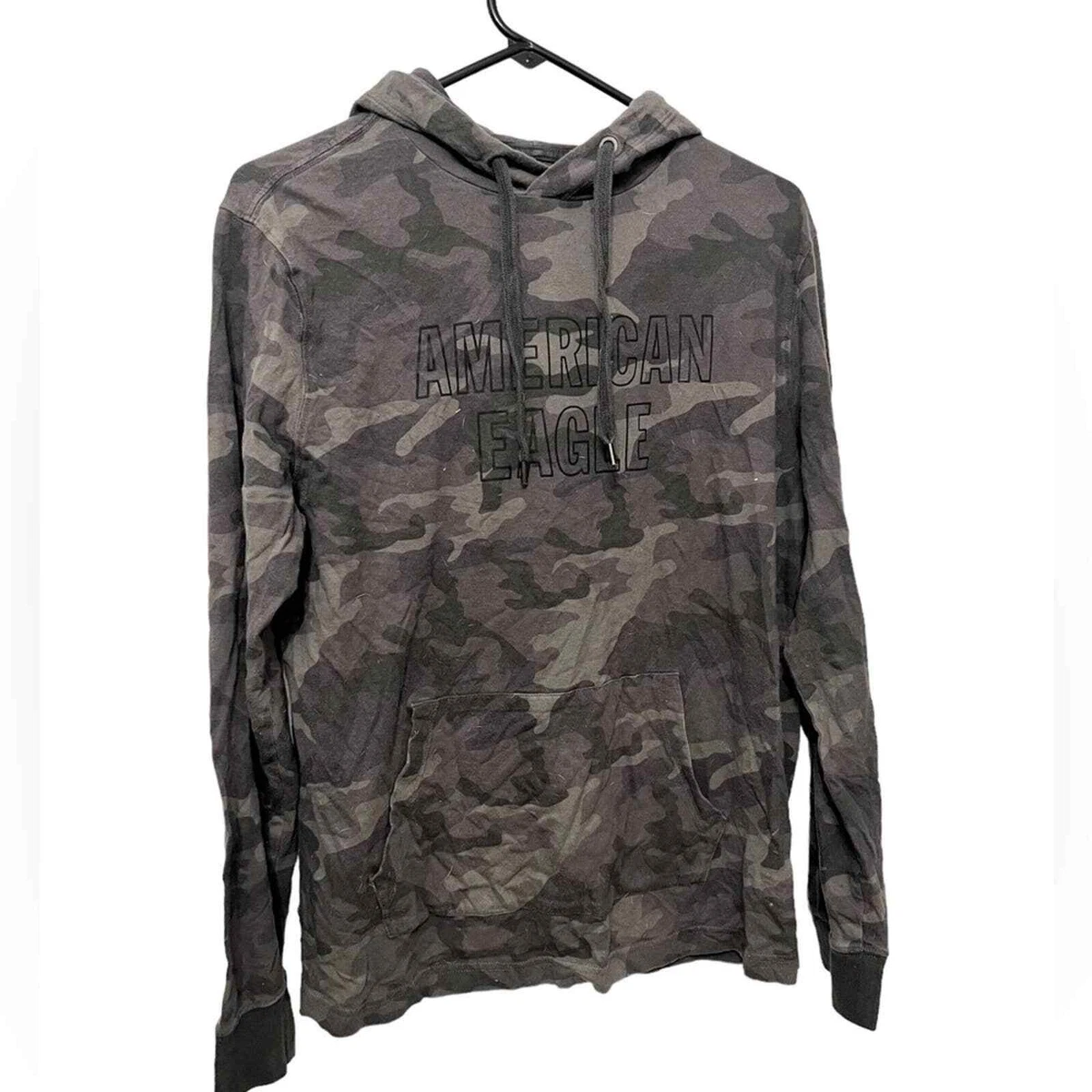 Camo american eagle hoodie top