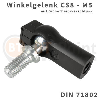 Kunststoff Winkelgelenk CS8 M5 Kugelgelenk Kugel Winkel Gelenk RC Modellbau C8