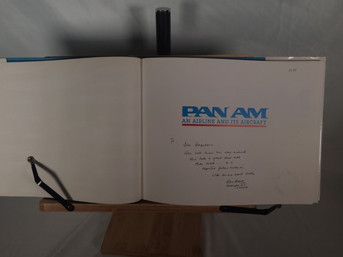 *SIGNED* Pan Am: An Airline & Its Aircraft REG Davies 1987 HC Mike Machat 1st Ed - Imagen 4 de 6