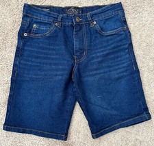 Lucky Brand Boys Denim Jean Shorts Classic Straight Size 12 Adjustable Waistband