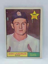 Don Landrum 1961 Topps Baseball Rookie #338 VgEx
