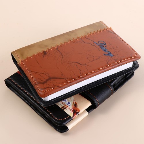 Bussiness Mini Notebook Memo Pads Leather Notebook School Supplies - Picture 3 of 16