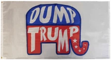 3X5 DUMP TRUMP TRUMP SUCKS FLAG BANNER 100D