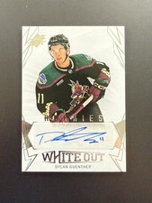 2022-23 SPx - White Out Rookie Autographs Dylan Guenther #WOR-DG (AU, RC)
