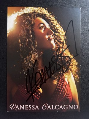 Vanessa Calcagno Autogrammkarte Autogramm Original Signiert Motiv Selten AK