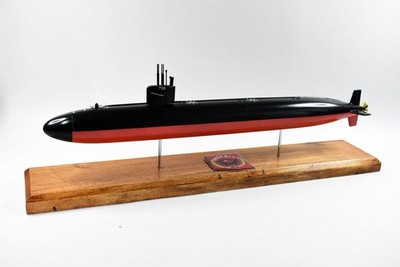 USS Phoenix (SSN-702) Flt I Submarine Model,Navy,Scale Model,Mahogany,20 inch,LA