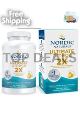 Nordic Naturals Ultimate Omega 2X Softgels, 2150 Mg, Fish Oil, 180 Ct