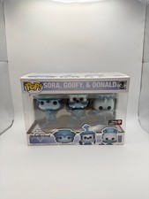 Funko Pop Games Kingdom Hearts Sora Goofy Donald 3-Pack GameStop Exclusive
