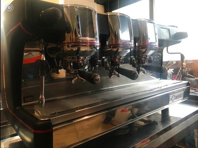 La Cimbali serviced 3 group multi boiler professional espresso machine
