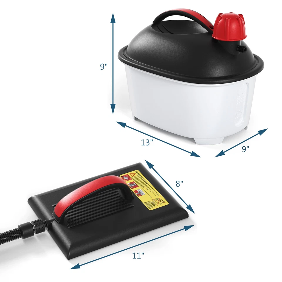 1500W Wallpaper Steamer Chemical-free Wallpaper Home w/ 1 Gallon Reservoir - Image 2 of 4