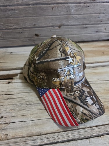 Come And Take It Rifle Weapon AR15 2nd Amendment Star Gun Cap Hat American Flag