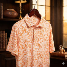 NEW Rhoback The Tennessee Gameday Men's Short Sleeve Performance Polo